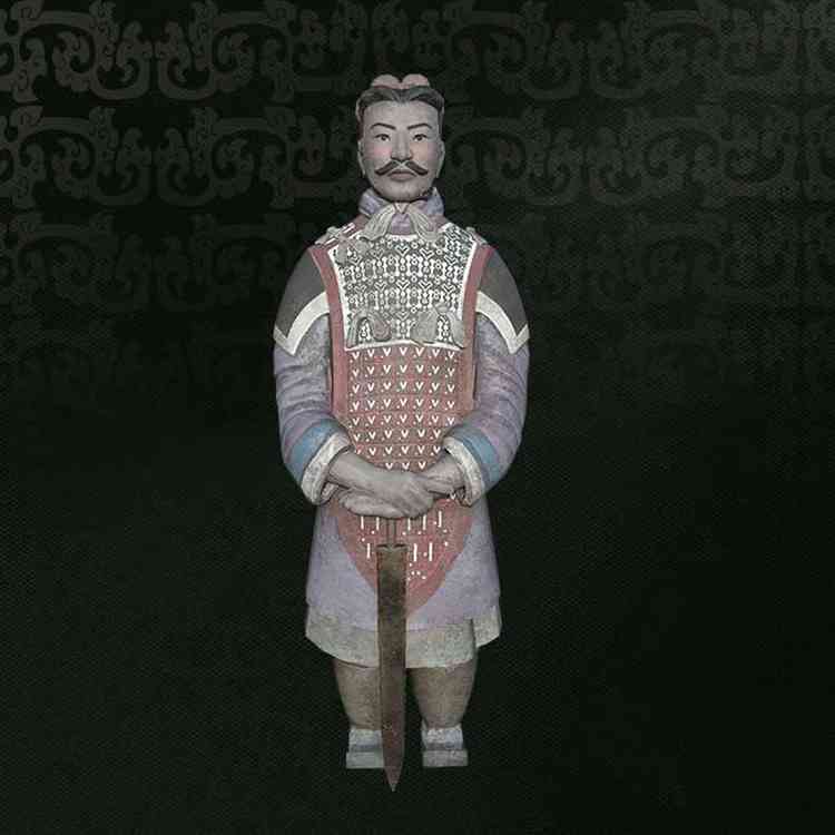 秦陵博物院·高级军吏俑